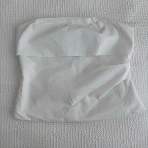 NWT ZARA Strapless Poplin Top